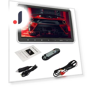 Подголовник с монитором DVD-плеера — Видео для подголовников, Car Accessories