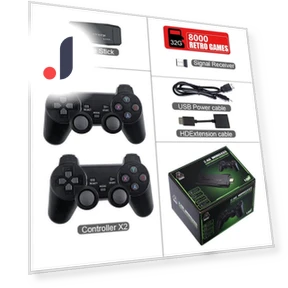 Игровая консоль с двойным беспроводным контроллером — Микроконсоли GEM Box, PRISMA