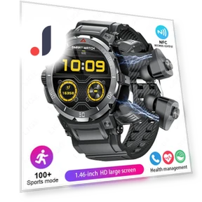 NFC-гарнитура Смарт-часы 2 в 1 с TWS наушниками — Браслеты и клипсы, PRISMA
