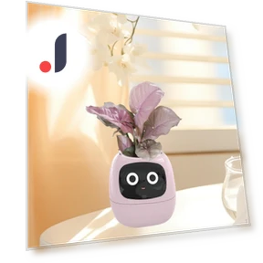 Умный цветочный горшок с роботом-навигатором — Горшки и кашпо, HappyToy