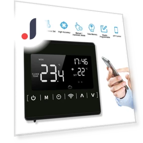 Wi-Fi Smart Thermostat с недельным программированием — Комнатные термометры, Koogeelife