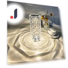 Настольная лампа Crystal — Лампы и освещение, YH-Home & Kitchen
