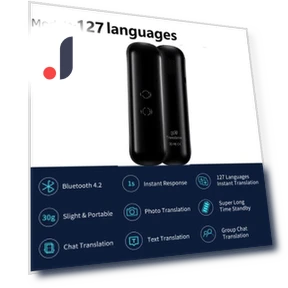 AI Voice Translator Bluetooth — Переводчики иностранных языков, Super Featured