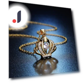 Умное ожерелье в форме сердца с короной — Умные украшения, Lucky Star Jewelry