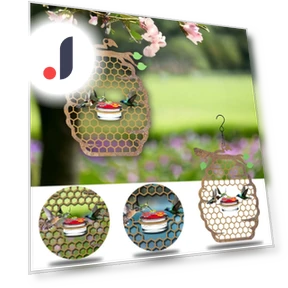 Умная кормушка для птиц — Птицы в саду, YiGeiWoLiGiaoGiao