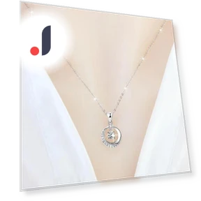 Умное круглое ожерелье с цирконами — Умные украшения, Lucky Star Jewelry