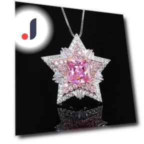 Умное женское ожерелье со звездой и цветком — Умные украшения, JEWEL HOME