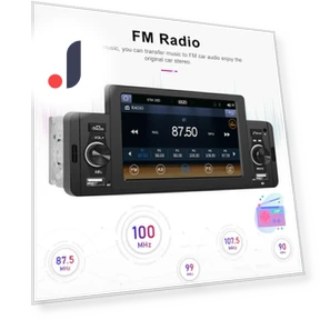 5-дюймовый HD беспроводной CarPlay 1Din видео мультимедиа MP5 плеер — Автомагнитолы, JOHO - CarGear