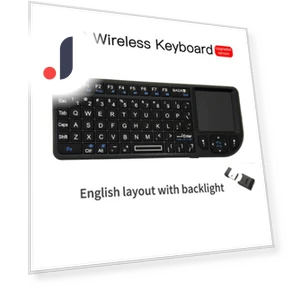 Мини 2,4G RF Беспроводная клавиатура с подсветкой — Клавиатуры, Refreshing Home