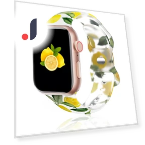 Силиконовый ремешок с принтом для умных часов — Ремешки для часов, Accessories for smartwatch
