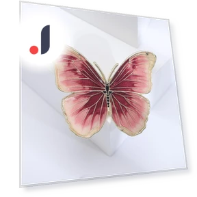 Умная эмалевая капающая бабочка брошь — Броши и значки, JEWEL HOME