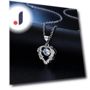 Умный кулон в форме сердца океана — Умные украшения, Lucky Star Jewelry