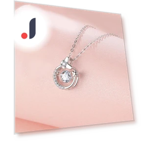 Ожерелье Smart Heart Light с эффектом бабочки — Мужские подвески, Lucky Star Jewelry