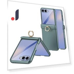 Чехол для смартфона с пленкой из закаленного стекла, кольцом-держателем и подставкой — Аксессуары для телефонов, Smartwatch 2025