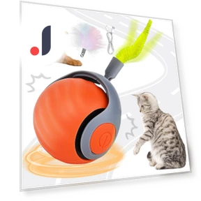 Интерактивный мяч для кошек — Игрушки для питомцев, QIIAII D