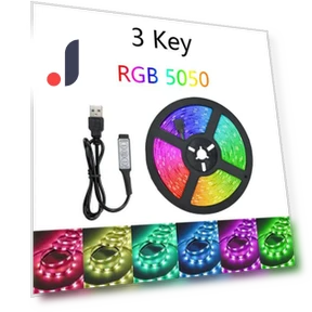 Комплект светодиодных лент 5050 RGB с USB-управлением — LED ленты, AI Market