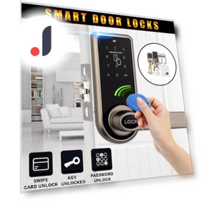 Умный кодовый дверной замок с клавиатурой и картой — Замки, Pro DIY Tool