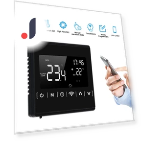 Wi-Fi Smart Thermostat с недельным программированием — Комнатные термометры, Koogeelife