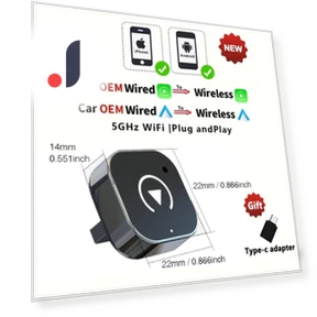 Беспроводной адаптер CarPlay/Android Auto — Аксессуары для телефонов, YJMP Auto Parts