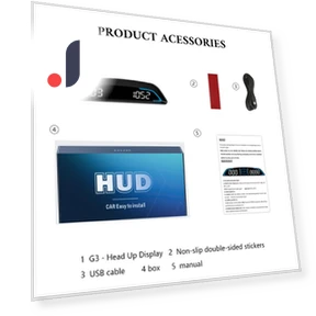 GPS HUD авто спидометр с дисплеем на лобовом стекле — Аксессуары для GPS-систем, WYOBD
