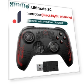 Геймпады ПК Black Myth Wukong Ultimate 2C — Джойстики, 8BitDo