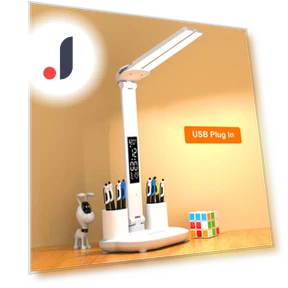 Светодиодная настольная лампа с двумя головками — Настольные лампы, Purely Home Goods