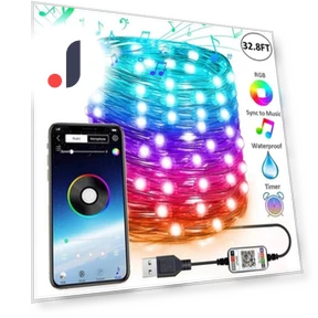 Умная RGB гирлянда с Bluetooth-управлением — Гирлянды для дома, LanZhong LED
