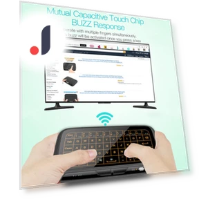 Полноэкранная сенсорная QWERTY-клавиатура с Air Mouse — Клавиатуры, Super Featured