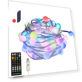 Гирлянда Dream Color Light String Smart BT RGBIC LED — Гирлянды для дома, Rainbow Rain