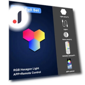 Шестиугольный RGB LED светильник — LED ленты, Rainbow Rain