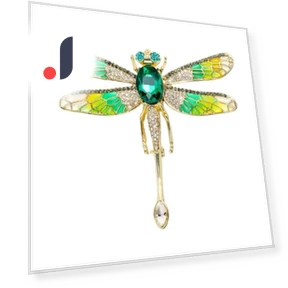 Умная брошь в виде стрекозы — Броши и значки, JEWEL HOME