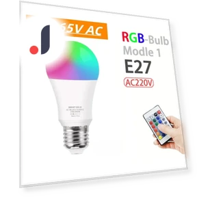 Умная лампочка RGB E27 LED — Светодиодные, KITCHEN-MALL