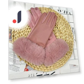 Перчатки из искусственной кожи с сенсорным экраном — Перчатки, Female s