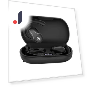 Наушники Bluetooth с вращающимся крючком — Накладные наушники, QUEED