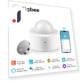 Датчик движения человека Zigbee — Датчики движения, Tuya