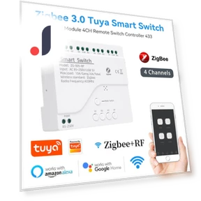 4-канальный ZigBee Smart Switch Module — Умные модули, Super Dream Home