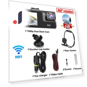 3-канальный портативный видеорегистратор 1080P — Камеры заднего вида, Auto Accessories Home