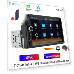 1Din 7-дюймовый IPS сенсорный экран автомобильный плеер — Автомагнитолы, Auto Launcher