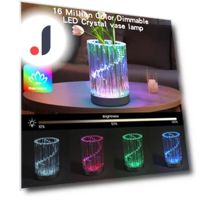 Умный светодиодный кристаллический ночник RGB — Ночники, Home Textile Home Decoration