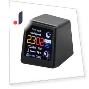 Мини ТВ Smart WIFI Метеостанция Часы — Будильники и часы, JOHO - CarGear