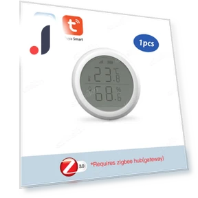 Датчик температуры и влажности с ЖК-дисплеем — Комнатные термометры, Tuya Smart