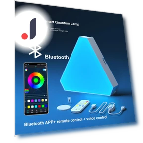 Светодиодная треугольная квантовая лампа RGB — Оригинальные светильники, Build My Home