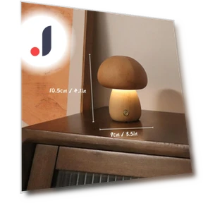 Деревянный ночник с грибами — Тумбочки, Fancy Homeware