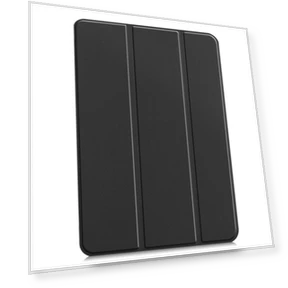 Чехол для iPad Pro 13 2024, трехскладной, кожаный, черный — Чехлы, Custer