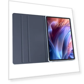 Кожаный чехол-фолио для планшета Teclast T65 Max с антискользящей текстурой — Клавиатурные чехлы, Teclast