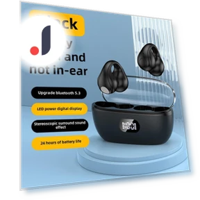Гарнитура Bluetooth 5.3 Ear Clip с дисплеем — Гарнитуры, AI Supermarket