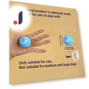 Интерактивная игрушка-мяч для кошек — Электронные питомцы, JINGYUE Pet