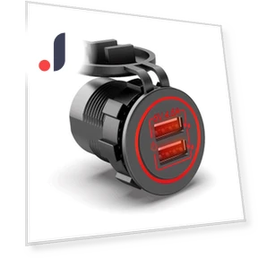 Автомобильное зарядное устройство с двумя USB-портами — Зарядные устройства и кабели, Modern Home Furnishing