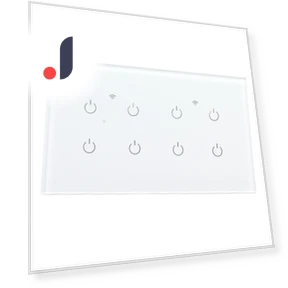 Wi-Fi Smart Touch Switch 8 Gang — Диммеры, Koogeelife
