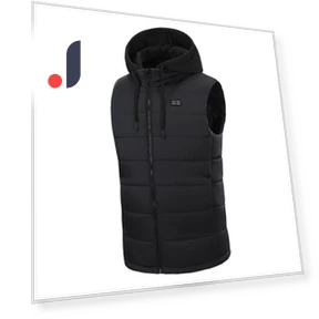 Умный нагревательный жилет с отстегивающейся шапкой — Жилеты, Premium jacket